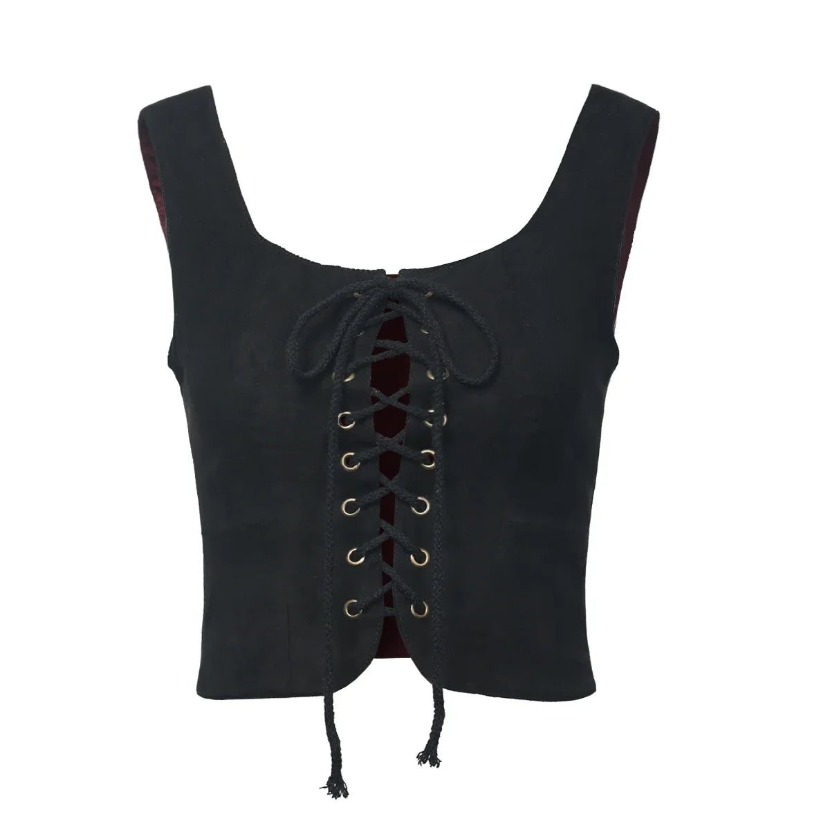 Pirate Corset Vest Steampunk Waistcoat Women Halloween Medieval Cosplay Tops