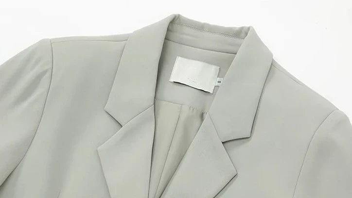 Women's 2025 New Korean Petite Niche Design Solid Slim Fit Blazer High Quality Slimming Minimalist Work Spring Autumn