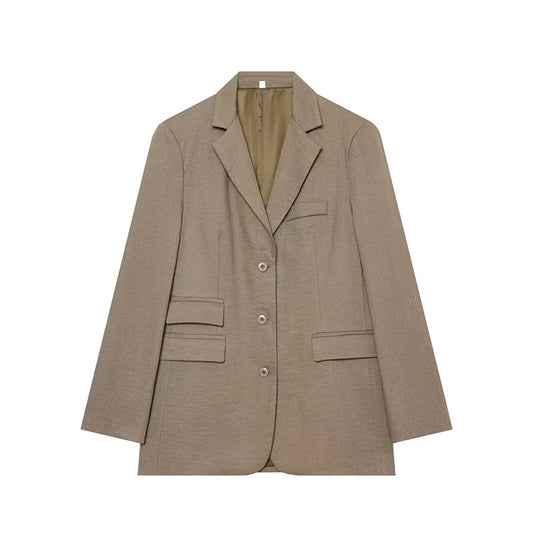 Blazers & Jackets Women's Autumn 2026 New Fashion Slim Office Women's Blazers Chic Street Elegant Unique Autumn Jackets Blouse