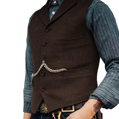 Men's Suit Vest for Wedding & Smart Casual – Multi-Color Waistcoat