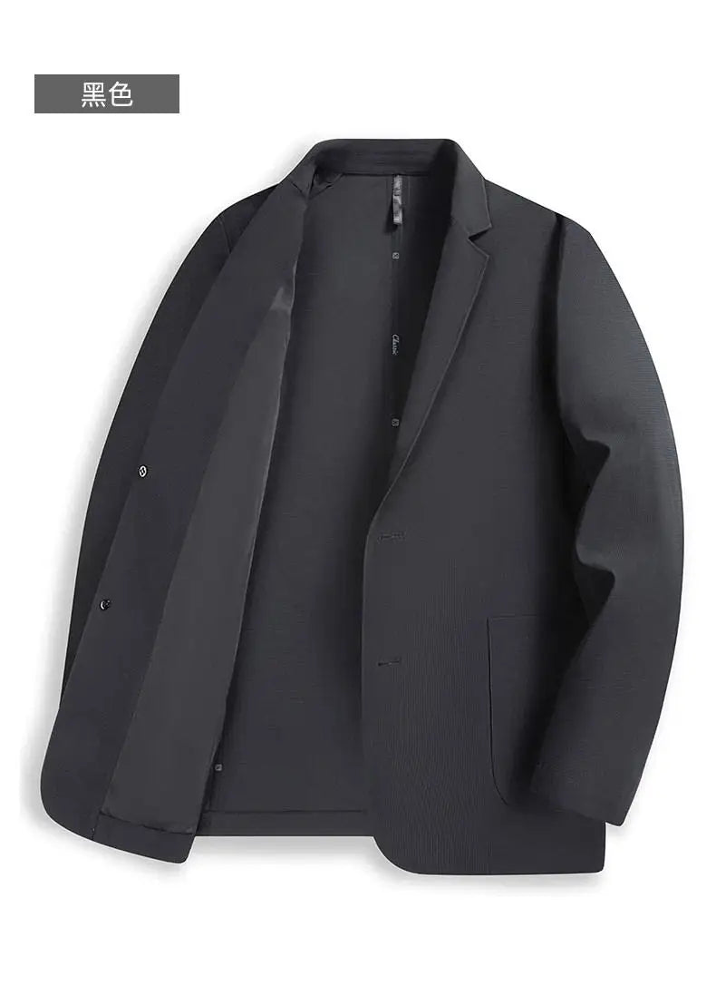 Thin-sleeved Sunscreen Blazer Fashionable for Outdoor Travel, Camping, Wedding, Casual Wear. Korean-style Men's Slim-fit Blazer