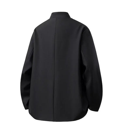 Chinese Style Dress Blazers for Man Suit Jacket 5XL Vintage Floral Embroidery Metal Buckle Elegant Men Blazer De Luxe Pour Homme