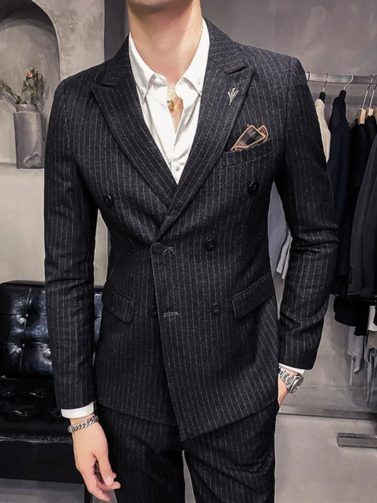 Men's Slim Fit Single Breasted Blazer – Wedding, Formal & Business – Multiple Colors