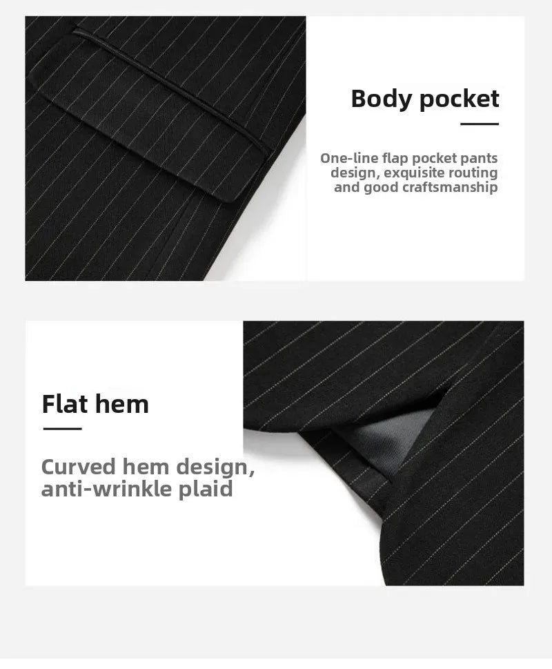 Blazer's New Men's Fashion, Outdoor Travel, Striped, Youthful, Wedding, Hosting, Campus, Slimming, Casual Korean Version Blazer