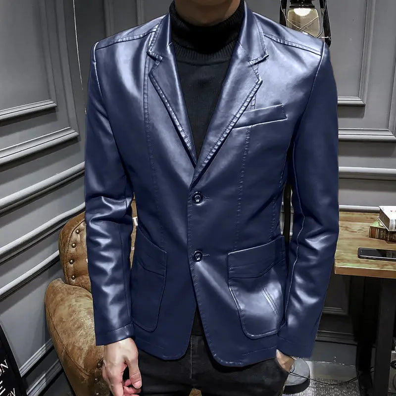 Spring Autumn Thin Man Suits and Blazers Vintage Fashionable Jacket for Men Simple Breasted Luxury Designer Classic New in Coats