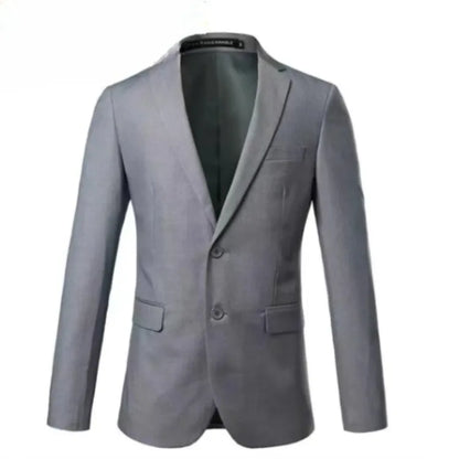 Men's Winter Thick Padded Blazer Warm Loose Casual Jacket Plus Size Middle Aged Dad Outerwear