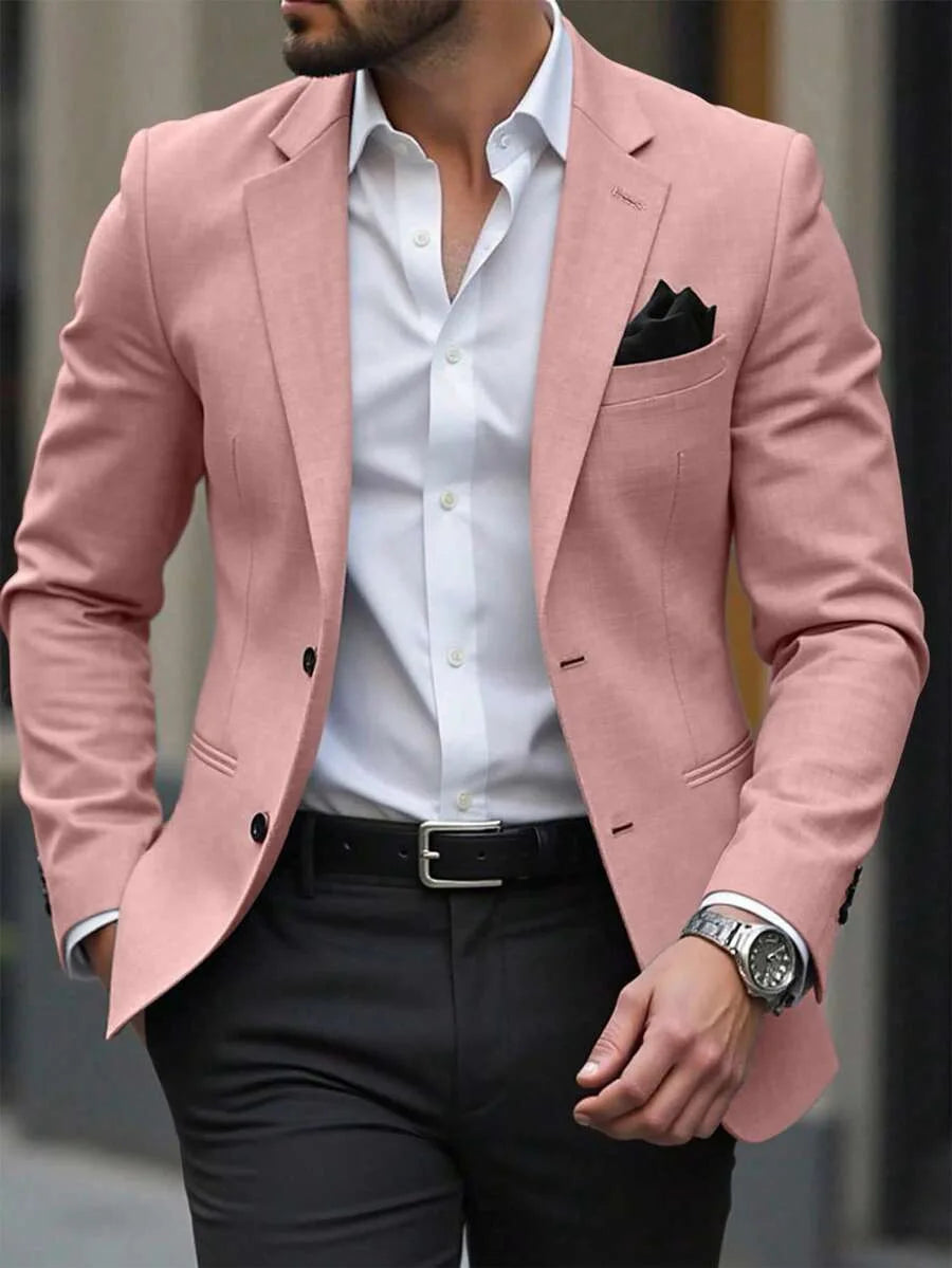 XS-6XL Casual Wedding Men Suits Blazer Business Office Groom Wear Tops Tuxedo Jacket Notch Lapel Two Buttons One Coat for Daily