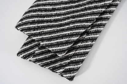 Women's Zebra Stripes Blazer Jacket Vintage Long Sleeve Outerwear Black Gothic Woolen Suit Coat Harajuku Y2k 2000s Clothes Autum