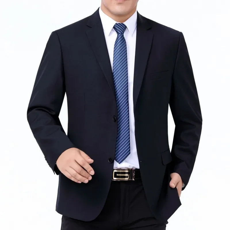 Men's Smart Casual Suit – Single Breasted Formal Suit for Weddings, Business & Office Wear