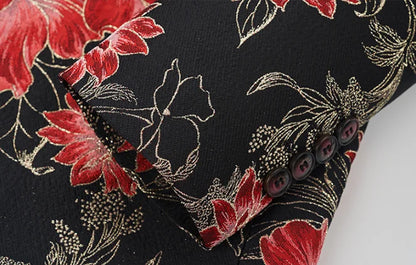 High Quality Men Fashion Handsome Fashion Suit Personality Stage Performance Banquet Business Casual Small Suit  Blazer Mujer