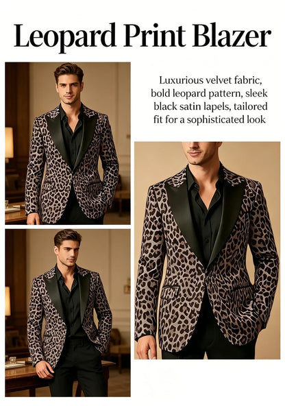 Men's Premium Textured Casual Blazer Two Button Notched Lapel Slim Fit With Pocket Square For Office Wedding Party Daily Wear