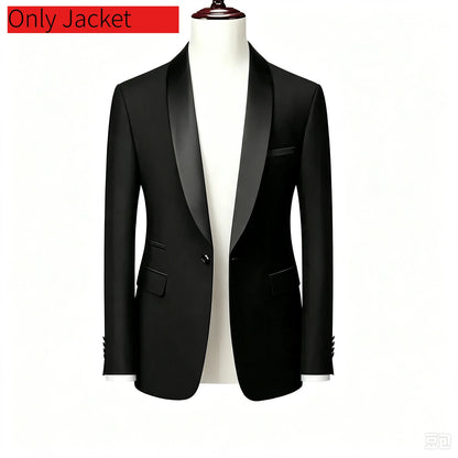 Ensemble costume homme 3 pièces : veste, gilet et pantalon / Affaires, marié, mariage, robe formelle, blazer, pantalon, gilet