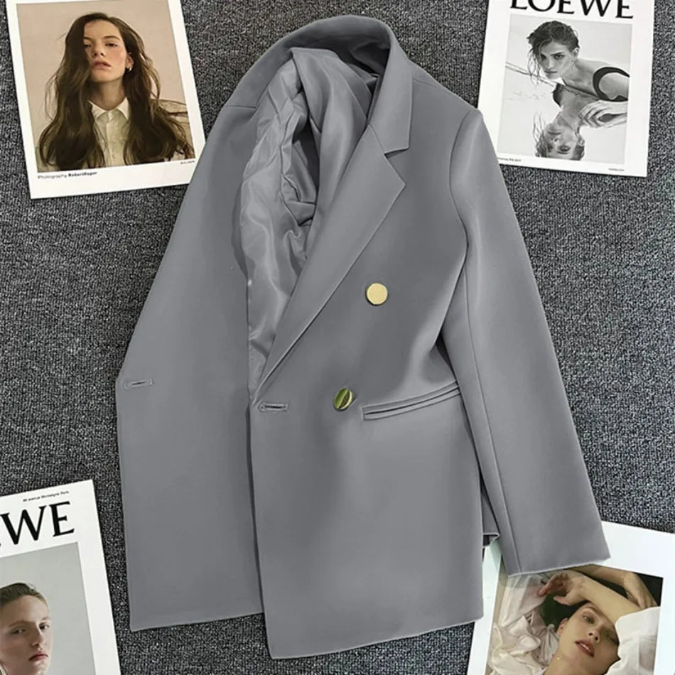 Spring Autumn Women's Blazers Slim Fit Fashion Slimming Elegance Jackets Casual Versatile Coat Outwear for Office Lady Clothing