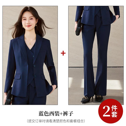 Fashionable Business Women's Outfit High-Quality Two-Piece Set Pants + Suit Jacket Unique Elegance New 2026 Collection