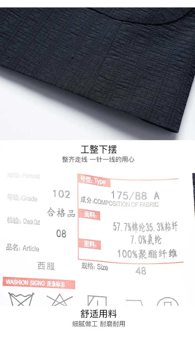 Blazer Men Fashion Gentleman Business Versatile Slimming British Style Solid Colors Hosting Performances Casual Weddings Blazer