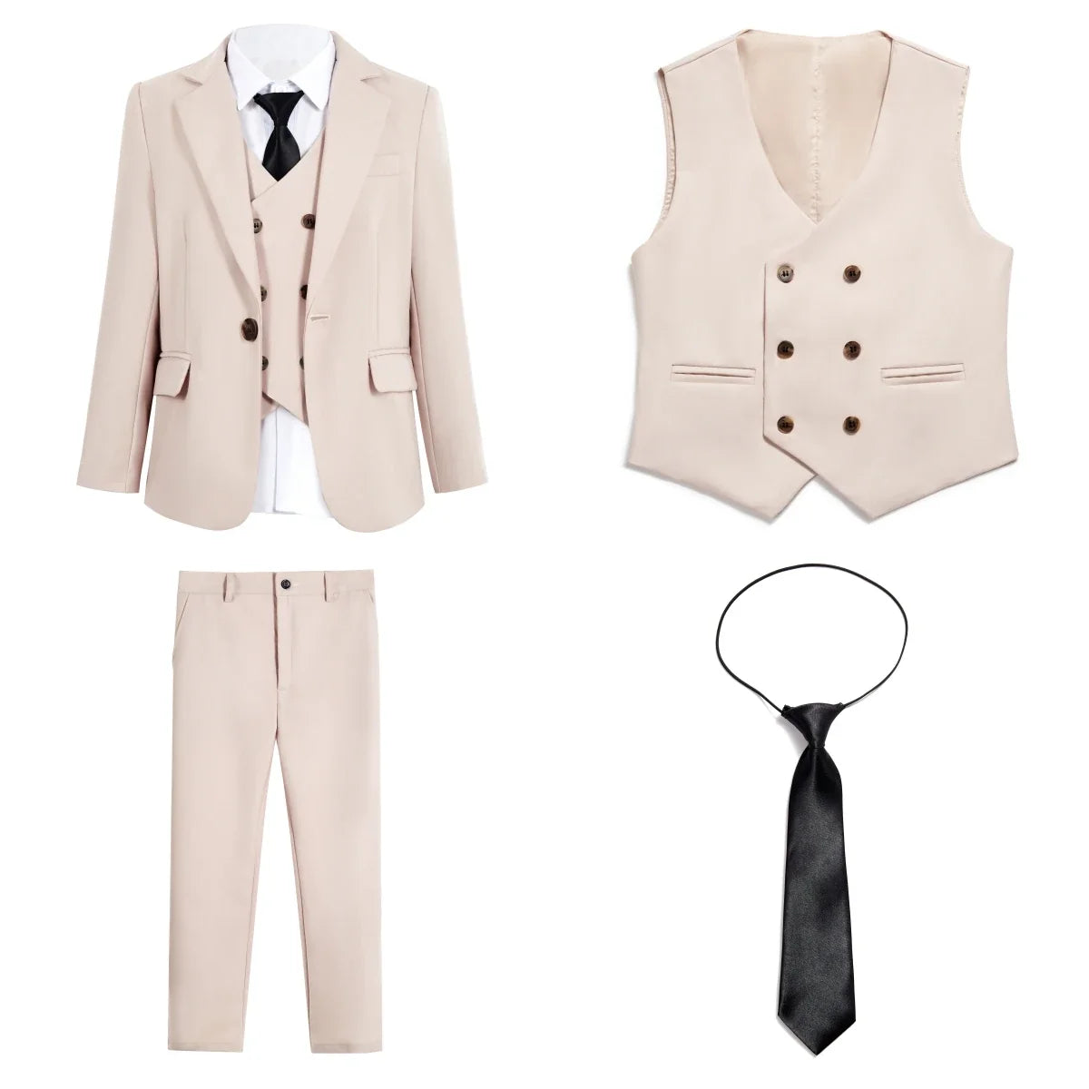 Boys Suit Set for Kids – Formal Tuxedo for Wedding, Party & Special Occasions