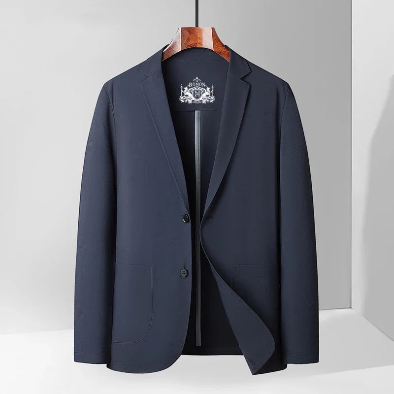 Sun Protection Lightweight Blazer - Fashionable for Outdoor Travel, Weddings, Leisure, Korean Style - Men's Breathable Blazer