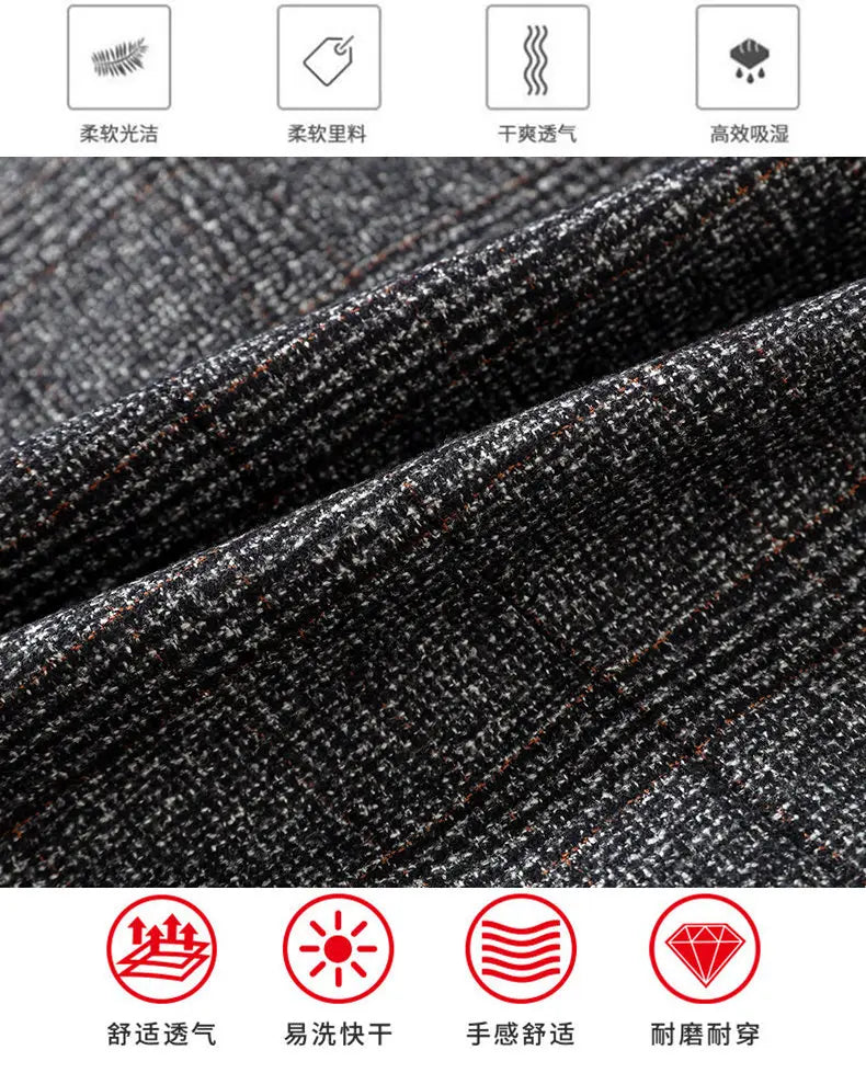 Blazer Autumn and Winter Men's Fashion Business Outdoor Travel Checkered Wedding Youth Slimming Casual High Formal Wear Blazer