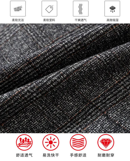 Blazer Autumn and Winter Men's Fashion Business Outdoor Travel Checkered Wedding Youth Slimming Casual High Formal Wear Blazer