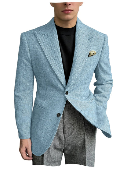 Men's Suit Jacket Formal Suit Blazer Single Breasted Slim Fit Business Banquet Work Wear Man wedding Coat jackets spring fall