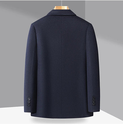 Spring/Summer new men's high-end wool suit jacket - stylish and form-fitting suit top, suitable for home and daily wear.