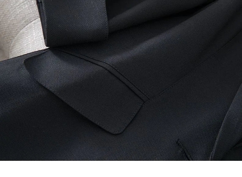 Spring Summer New Style Korean Version Silk Fashion Small Suit Jacket Women Thin Sleeve Seven Button Slim Fit Western Wear