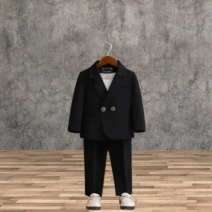 Toddler Boys' 1Year's Birthday Suit Children's Wedding Photography Suit Kids Spring Autumn Piano Catwalk Performance Suit