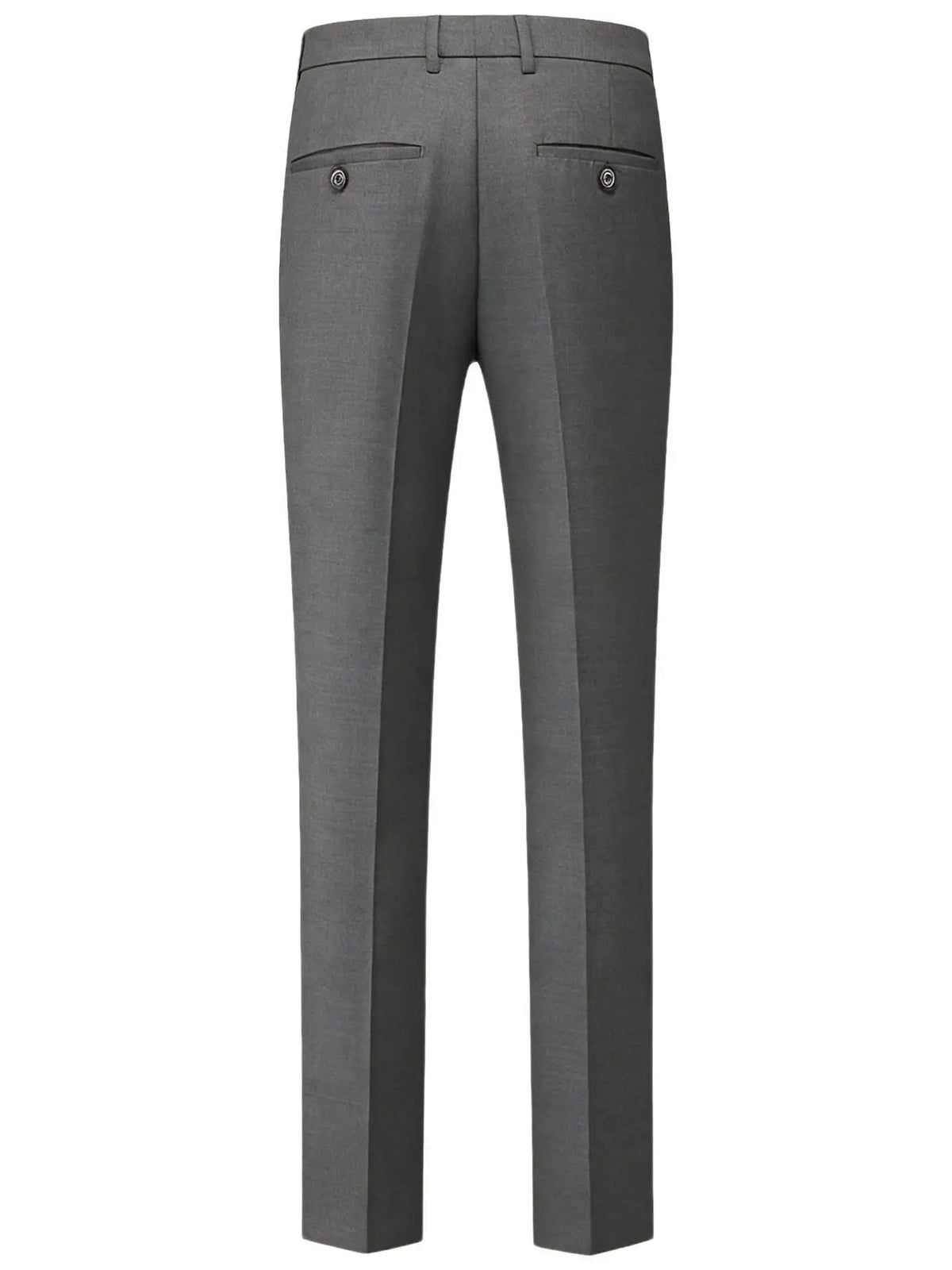 Men's Burgundy 2-Piece Suit Set (Blazer + Trousers Only, No Vest Included),Slim Fit Formal Business Wedding Party Jacket & Pants