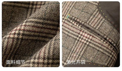 2026 Spring Wool Suit Jacket for Men High Quality Casual Business Formal Jacket Slim Fit Wedding Groom Blazers Masculino