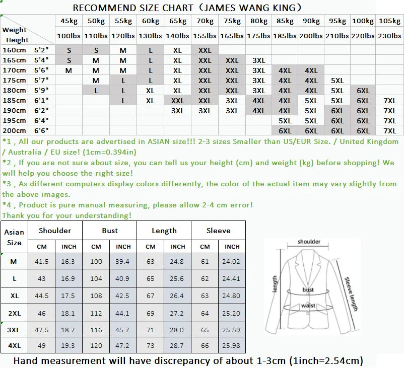 Men's  Slim Fit Business Suit Jacket Casual High-End Polyester Korean Style Top for Handsome Fashionable Look