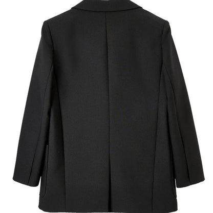 Black Blazer Suit Jacket Women 2026 Spring Fall Fashion Trend Elegant Office Ladies Work Wear Clothing 153XC3230X