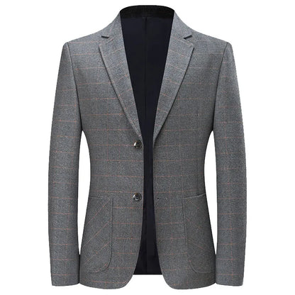 Blazer - New Men's Fashionable Outdoor Travel Premium Business Gentleman Wedding Stylish Multi-purpose Plaid Casual Blazer