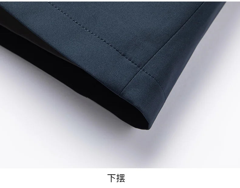 Men's 2025 Spring Fashion Handsome Trend Solid Color All-in-One Casual Business Jacket Loose Simple Lapel Top Coat