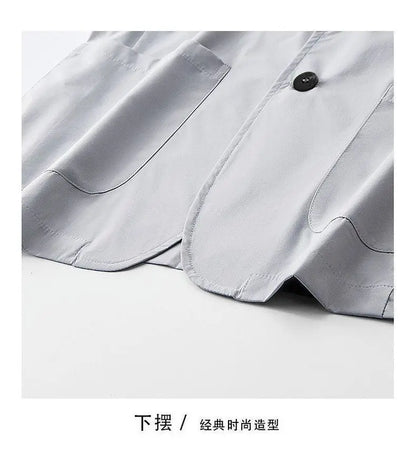 Summer Lightweight Sun Protection Blazer for Men - Stylish, Breathable, Casual, Icy Sensation, Lightweight, Silky Elastic Blazer