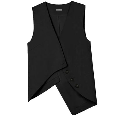 Summer Women High End Suit Sleeveless Outwear Spring Female Casual Waistcoat Jacket Korean Ladies Fashion Solid Color Vest Coat
