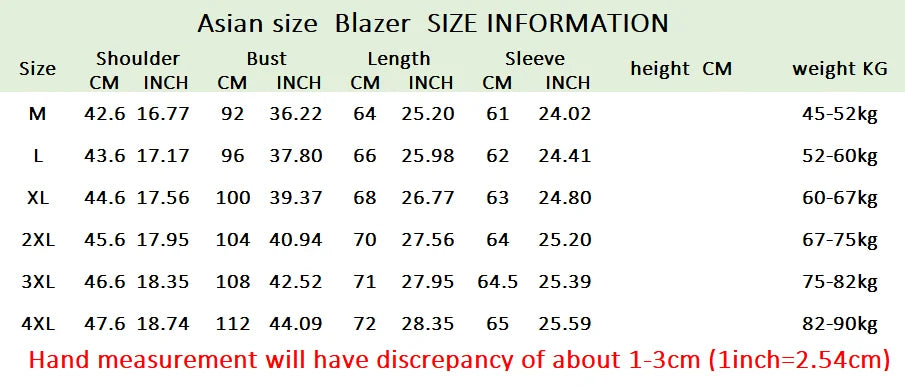 Blazer Men's Business Gentleman Wedding Fashion Versatile Trendsetter Comfortable To Wear Best Man Print Slim and Casual Blazer