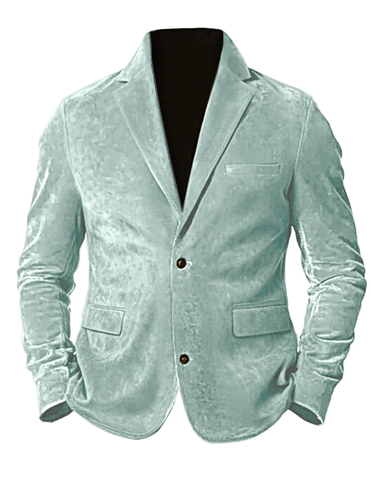 Men's Faux Suede Jackets Casual Retro Formal Coats for Men Fashion Slim Fit Jacket Comfortable Commuter Clothing