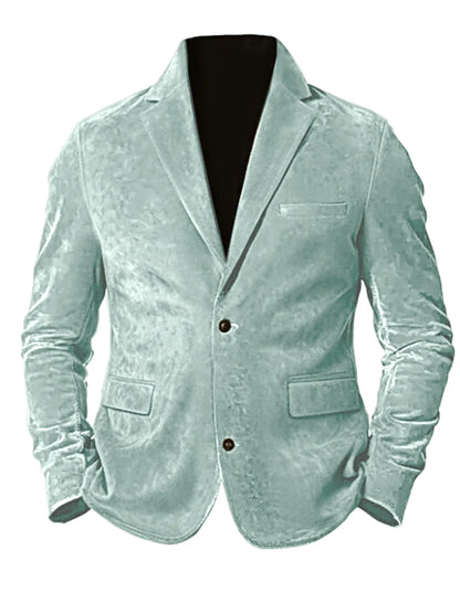 Men's Faux Suede Jackets Casual Retro Formal Coats for Men Fashion Slim Fit Jacket Comfortable Commuter Clothing