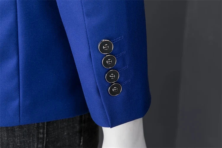 15 Color Fashion Mens Suit Jacket High Quality Slim Fit Solid Color Casual Business Mens Blazers Formal Office Wedding Suit Tops