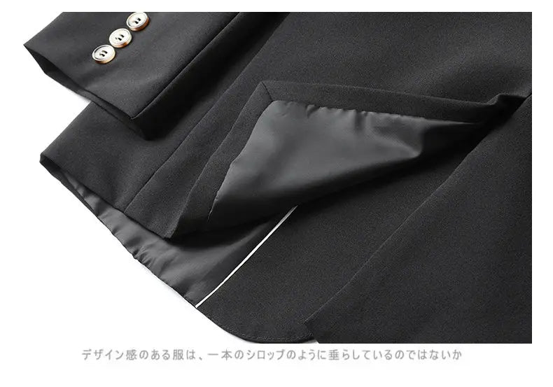 Men's Casual Suit Jacket Korean Style Loose Trendy Single-Breasted Shoulder Spring Autumn Cool Stylish