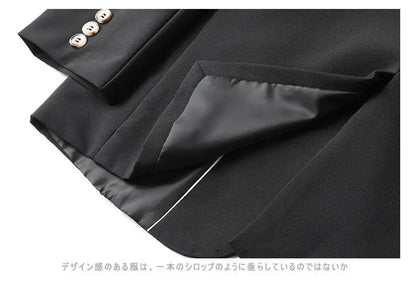 Men's Casual Suit Jacket Korean Style Loose Trendy Single-Breasted Shoulder Spring Autumn Cool Stylish