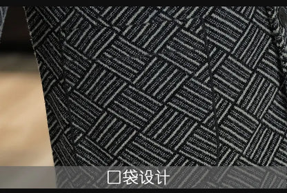 Blazer Autumn and Winter Men's Fashion Outdoor Travel Youth Wedding Slimming Casual Formal Wear with Cotton Warmth Blazer  2025