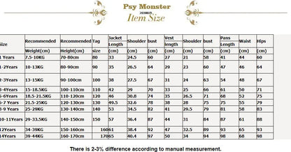 Boys 4Pieces Slim Fit Wedding Birthday Party Outfit Suit Set With Blazer Vest Pants Bowtie Kids Piano Host Performance Costume