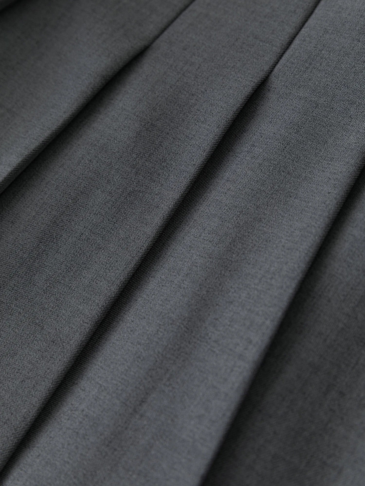 Plus Size Dark Gray Blazer Skirt Suit Office Outfit 2024 Autumn New Design Lapel Elegant Dress Skirt Female Suit（No Belt）