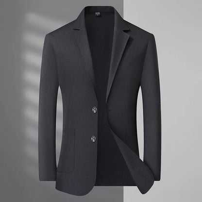 KIDWHXR Suit Coat Summer Man Thin Simpel Solid Color Pocket Male Blazer Sun Protection Long Sleeve Outdoor Casual Men Outerwear