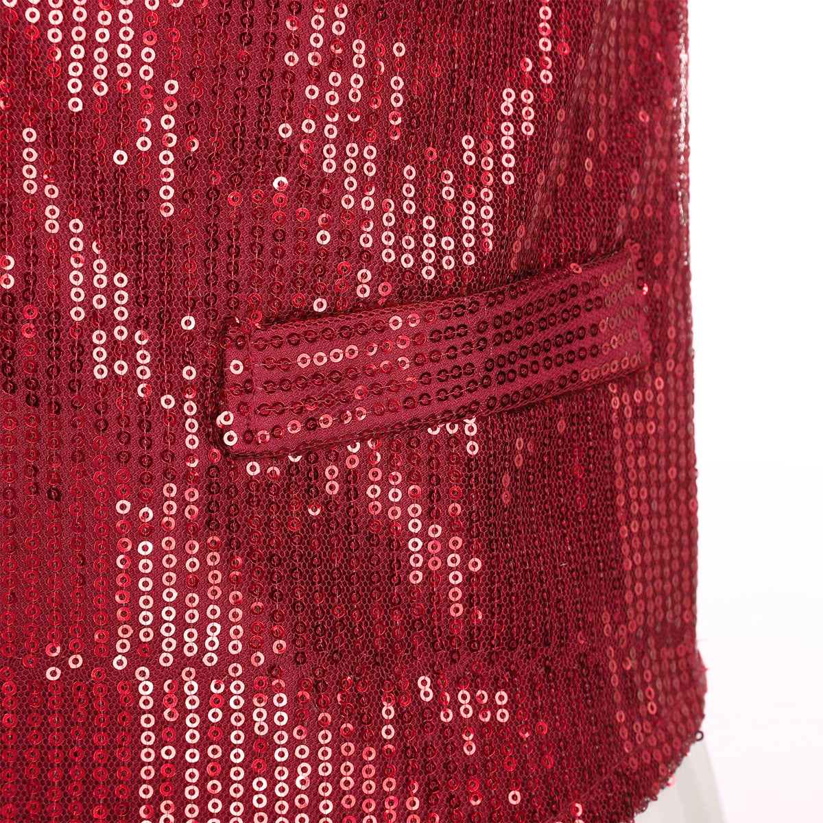 Fashion Women Sleeveless Vests Glittery Sequins Vest Music Festival Clubwear Waistcoat for Jazz Dancing Party Club Costumes