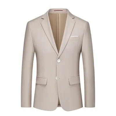 Men's Slim Fit Blazer for Wedding and Business Formal Occasions – Multiple Colors
