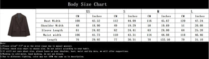 Elegant Commute Double Breasted Blazer Women Trendy Vintage Brown Blazer with Shoulder Pads 2026 Spring Chic Lady Blazer