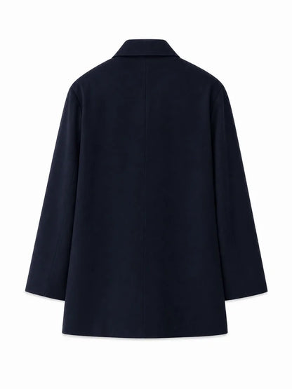 Women Double Breasted Blazer Elegant Office Lady Suit Jacket Oversized Casual Long Sleeve Blazer Spring Autumn Outerwear