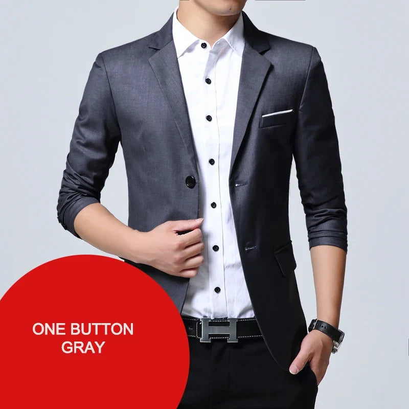 Classic Men's blazer Oversized Wedding Suit Jackets Korean Style Business Casual Blazers Man Clothing Dress Jacket 7XL